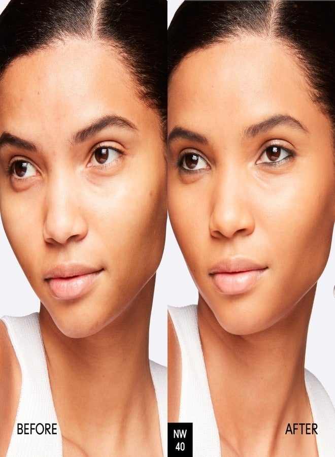 MAC Cosmetics Mac Studio Fix Powder Plus Foundation - NW40- Tanned Beige With Rosy Undertone for Medium to Dark Skin 15g - Image 2