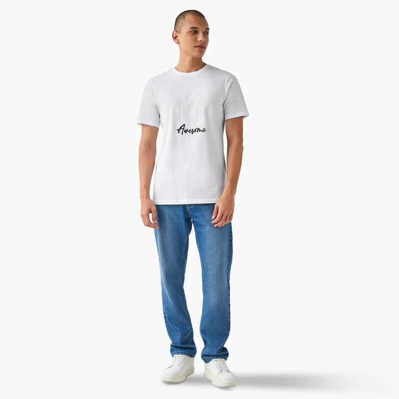 سبلاش فيڤ تيشيرت بطبعة جامعية