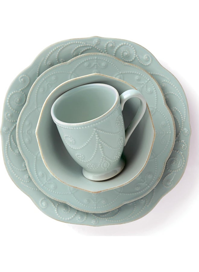 LENOX Lenox French Perle 4Piece Place Setting Ice Blue12 oz  - Image 2
