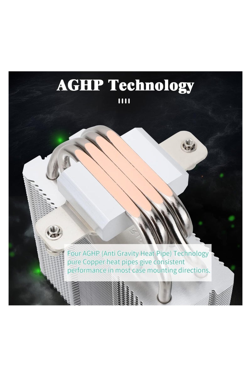 ثيرمالرايت مبرد هواء وحدة المعالجة المركزية Thermalright Assassin X120 Refined SE، مروحة TL-C12C PWM بسرعة 1550 دورة في الدقيقة، تبريد وحدة المعالجة المركزية عالي 148 مم، 25.6 ديسيبل، متوافق مع AM4/AM5/Intel LGA 1150/1151/1200/1700/1851 - Image 2