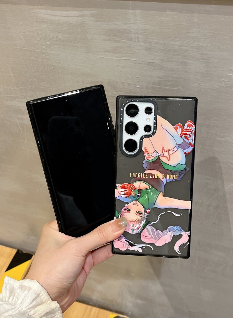 Casetify Edgy Glitter: Samsung Galaxy S24 Ultra 'Cat Girl Sparkle' Series Case - Image 3