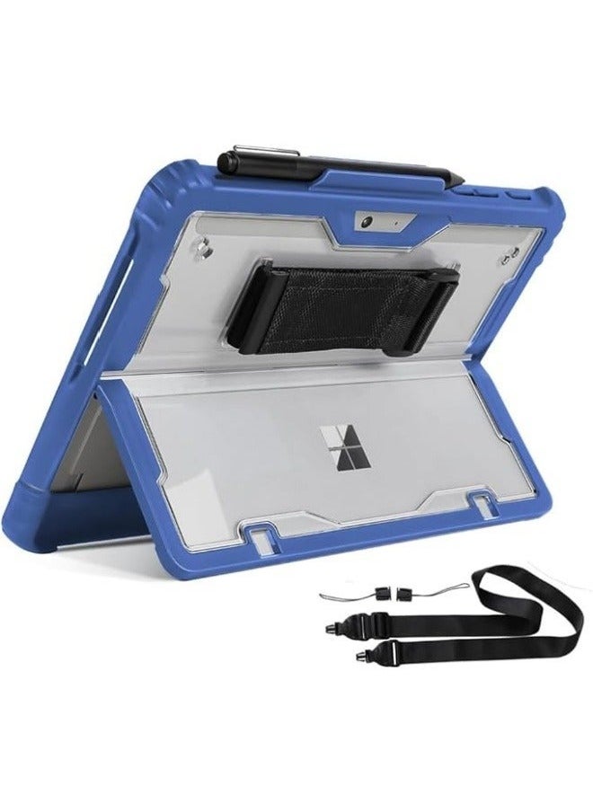 Clear Case Compatible with Microsoft Surface Pro 11 (2024) 13-inch,Heavy Duty Rugged Hard Shell Cover Shoulder Strap & Hand Strap&Stylus Pen Holder  - Image 2