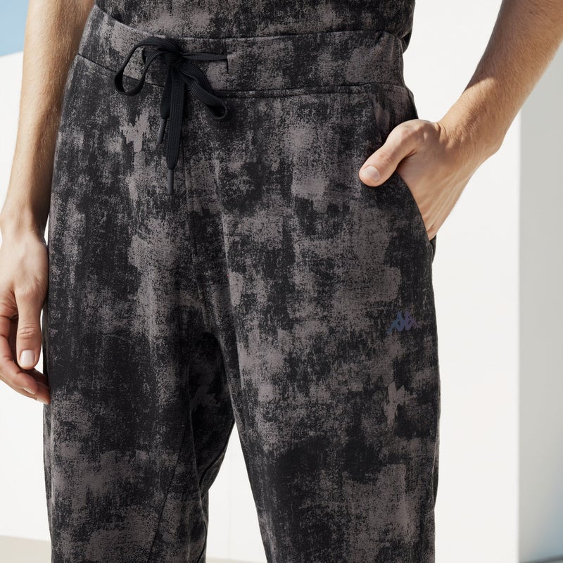 Kappa Printed Joggers with Drawstring Waistband - Image 4