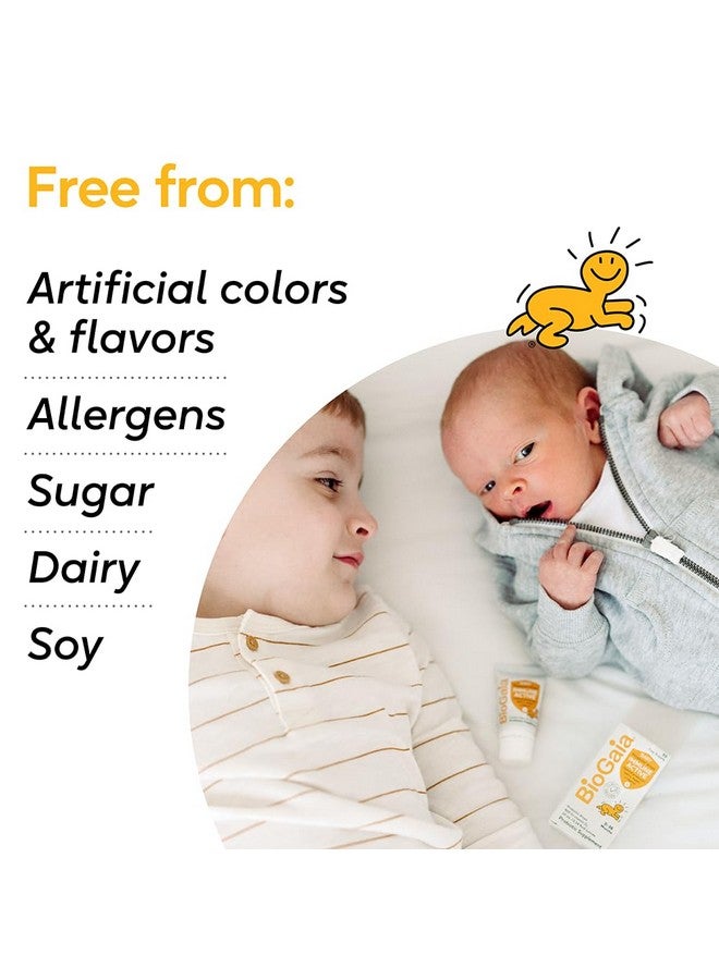 BioGaia BioGaia Immune Active Baby Probiotic Drops + Vitamin D | for Babies & Toddlers 0-36 Months | Supports Digestive & Immune Health | Allergen, Dairy, Soy & Gluten Free | 50 Day Supply - Image 5