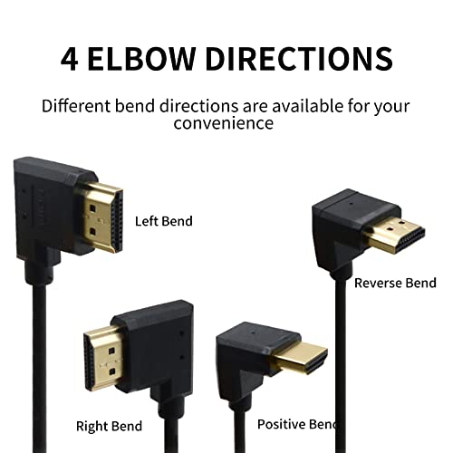 Eonvic 2.1 HDMI Coiled Cable 8K HDMI to HDMI Cable High Speed Thin HDMI Male to Male Extender Braided Coiled Cable for Atomos Ninja V, Sony a7siii, Portkeys BM5 Monitor - Image 5