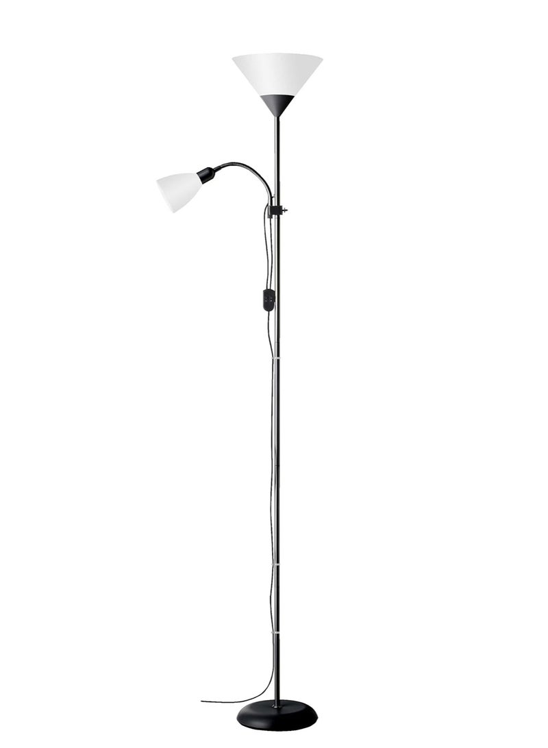 Floor Stand Lamp Black/White 178x25 cm - Image 3