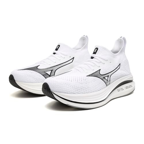 Mizuno Mens Neo Zen Running Shoe, White-Black, 9.5 - Image 3