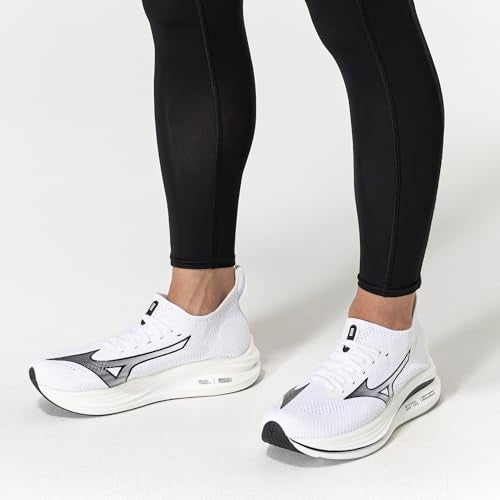 Mizuno Mens Neo Zen Running Shoe, White-Black, 9.5 - Image 4