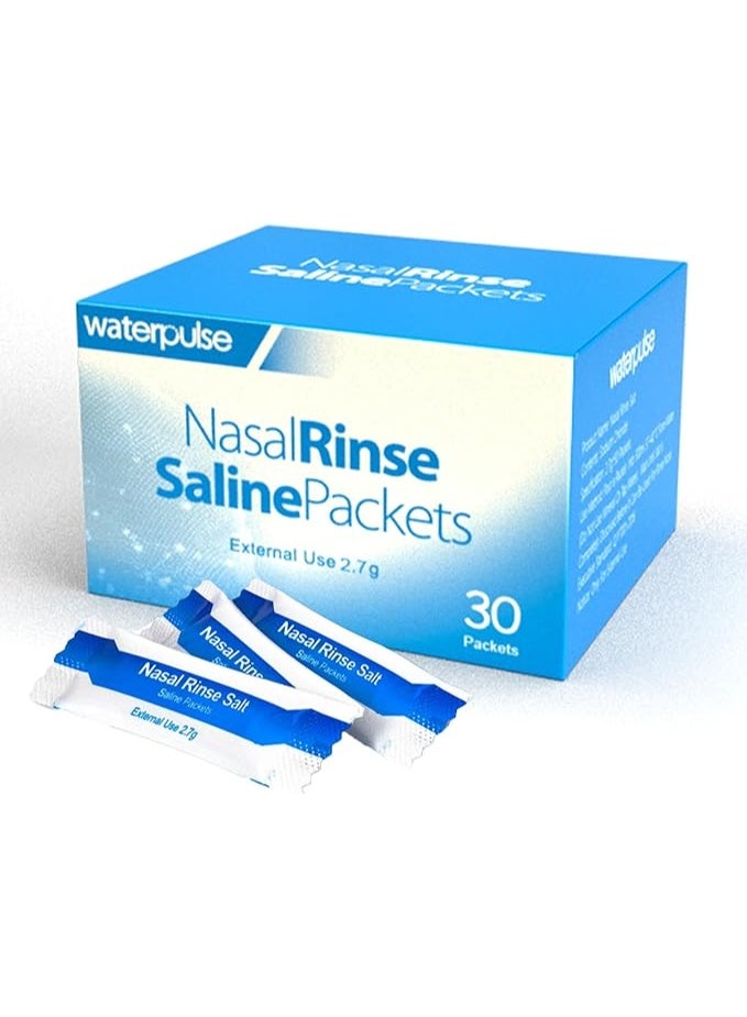 Sinus Rinse Kit with 30 Salt Packs -Nose wash Allergy Cleaner Pressure Irrigation Neti-Pot