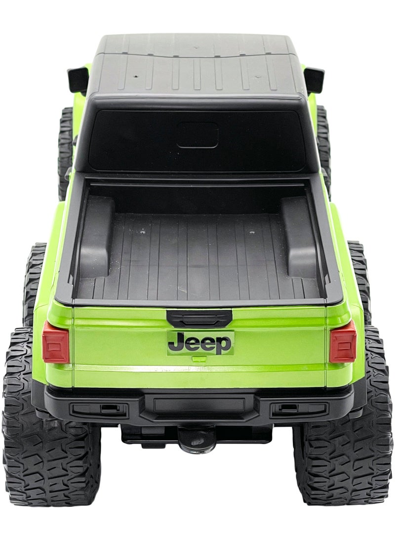 D-power - 1:10 Jeep Gladiator 6-Wheel RC Truck – 2.4GHz Remote Control, USB Rechargeable Battery, Off-Road Adventure Toy for Kids Ages 6+ - Image 5
