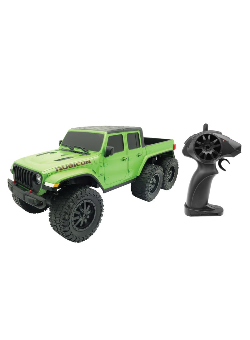 D-power - 1:10 Jeep Gladiator 6-Wheel RC Truck – 2.4GHz Remote Control, USB Rechargeable Battery, Off-Road Adventure Toy for Kids Ages 6+ - Image 1