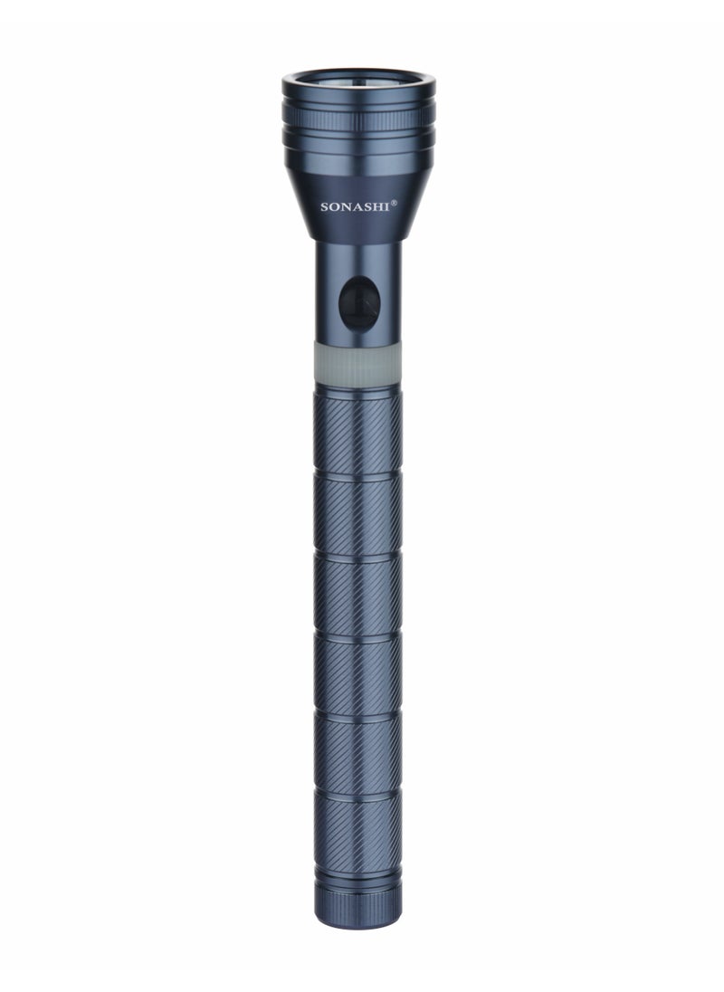 SONASHI - Rechargeable Emergency Lantern And LED Torch Combo with Solar Charge and Power Bank Function  Working Time  40 Hours (Bright Mode) with Overheat Protection  Best for Camping and Indoors SEL-3366 Blue - Image 1