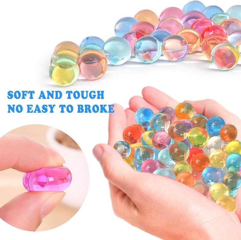 Leeche Non-Toxic Water Gel Beads Kit - 300 Giant & 20000 Small Beads Variety Pack for Home Decoration, Wedding Centerpieces, Plant Decoration, Vase Filler, Foot Spa - Image 5