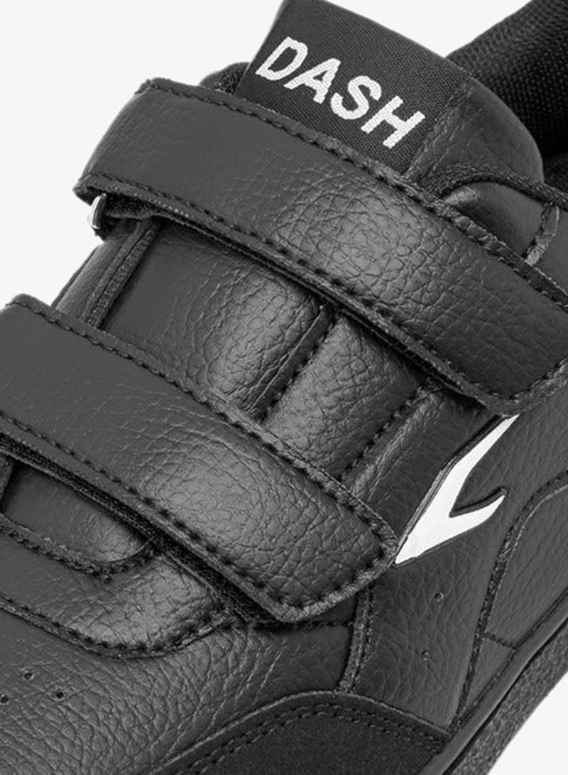 Dash Boys Logo Detail Sneakers with Hook and Loop Closure - Image 4