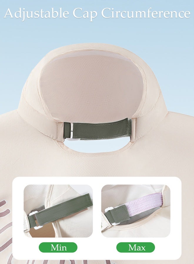 DUNISO Kids Sun Hat UPF 50+ Sun Protection Cap, Wide Brim Toddler Beach Play Hats Outdoor Sports Fisherman Hat for Kids 3-10 Years old Adjustable Chin Strap Lightweight & Breathable Bucket - Image 4