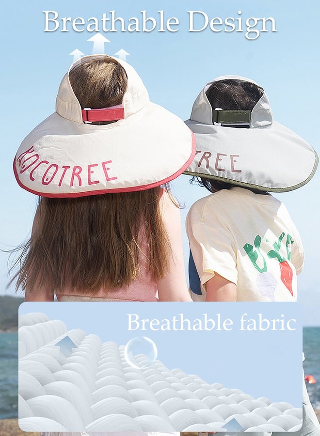 DUNISO Kids Sun Hat UPF 50+ Sun Protection Cap, Wide Brim Toddler Beach Play Hats Outdoor Sports Fisherman Hat for Kids 3-10 Years old Adjustable Chin Strap Lightweight & Breathable Bucket - Image 3