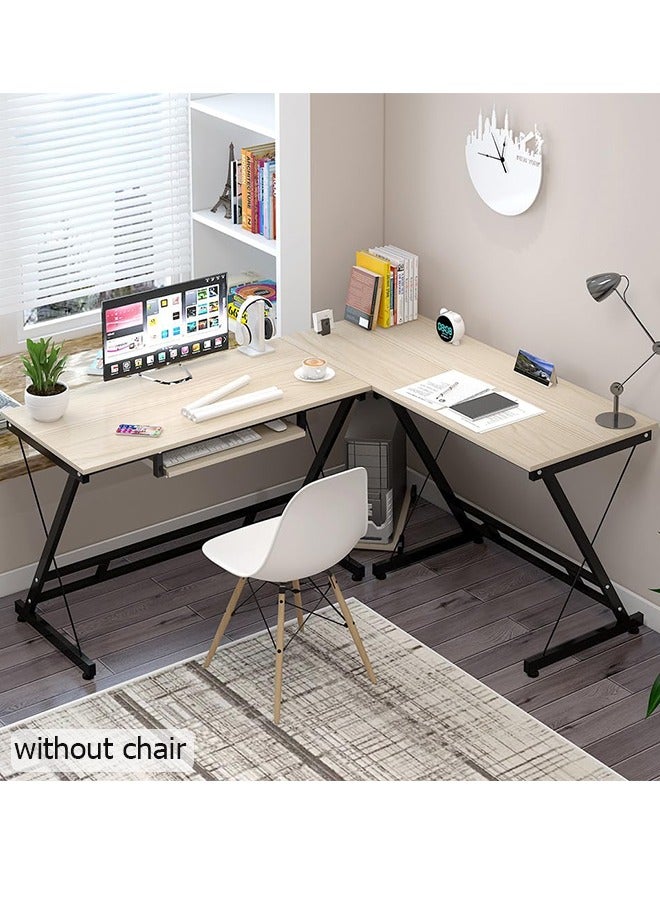 Generic L Shaped Desk Computer Corner Table Home Gaming Writing Workstation Space-Saving Easy Assembly  - Image 1