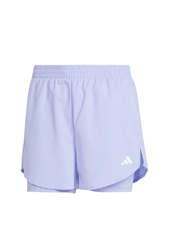 اديداس adidas W Min 2In1 Sho Blue Training Shorts 2XS