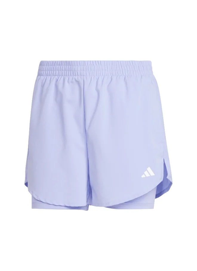 اديداس adidas W Min 2In1 Sho Blue Training Shorts 2XS