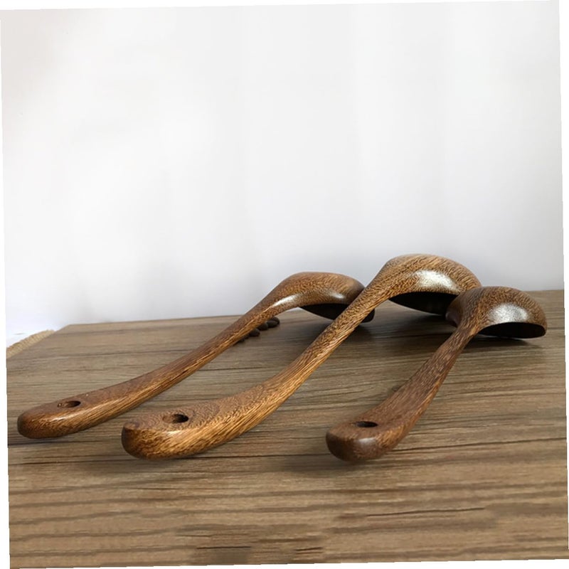 Large Wooden Soup Ladle Natural Wood Kitchen Utensil with Long Handle - Image 4