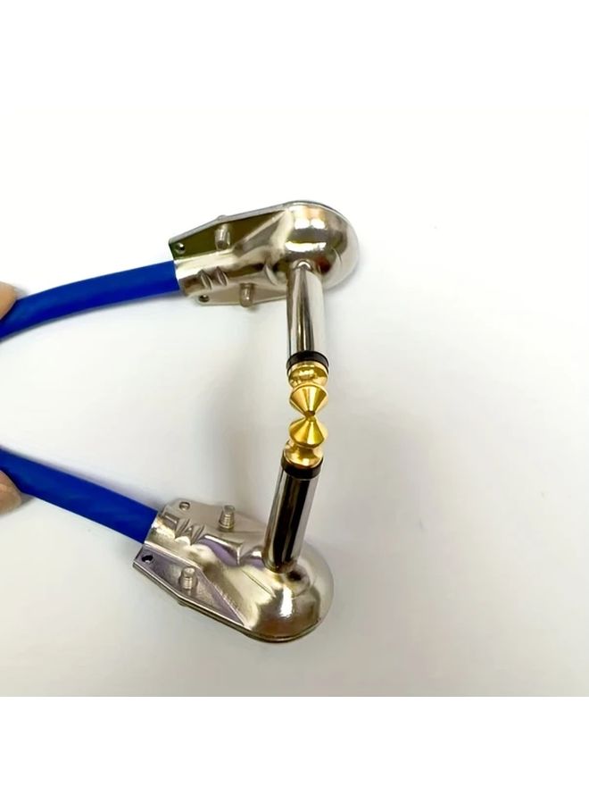 4 Color Combo 39.37 Inch 6.35mm Guitar Patch Cable Single Head Professional Audio Equipment - Image 3
