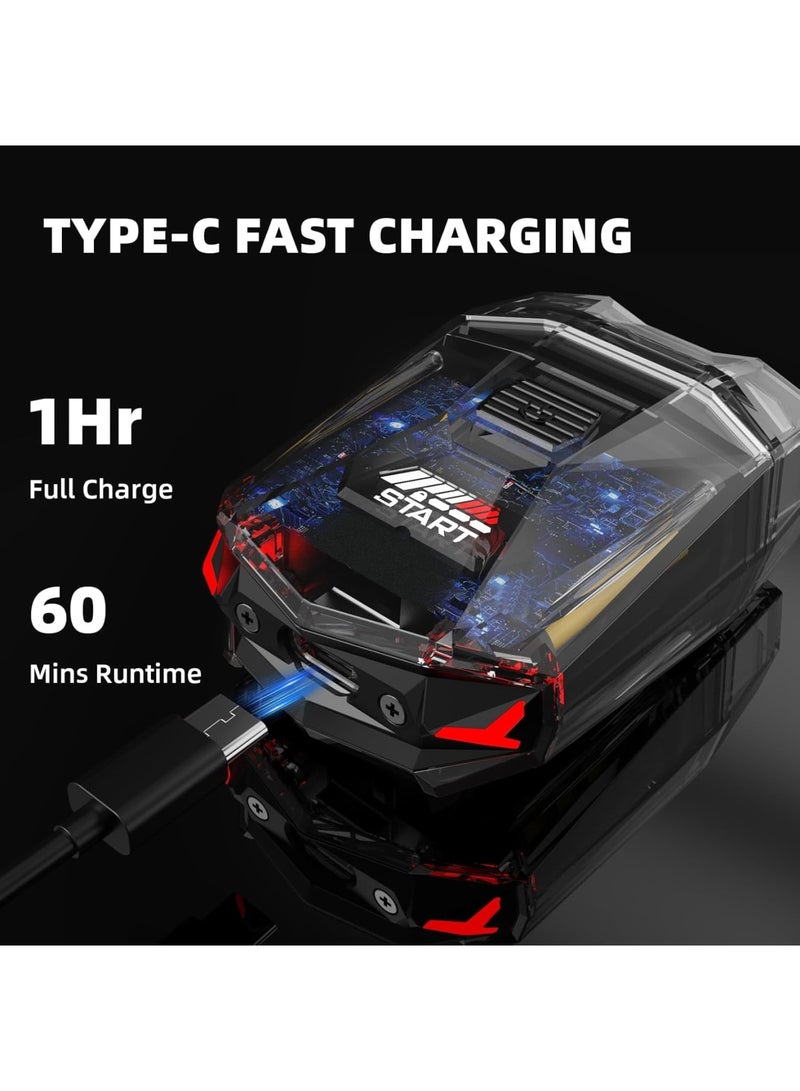 SOLARAE حلاقة كهربائية صغيرة، ماكينة حلاقة كهربائية محمولة بتصميم سايبربانك للرجال، ماكينة حلاقة سفر مقاومة للماء IPX7 مع شاشة ذكية، حلاقة رطبة وجافة، ماكينة حلاقة دوارة قابلة لإعادة الشحن بدون سلك للاستخدام في المنزل، المكتب، السيارة، هدايا - Image 3