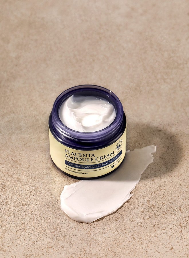 MIZON Placenta Ampoule Cream with Lavander Oil Niacinamide Adenosine Free of Parabens Korean Skincare (1.69 fl oz) - Image 3