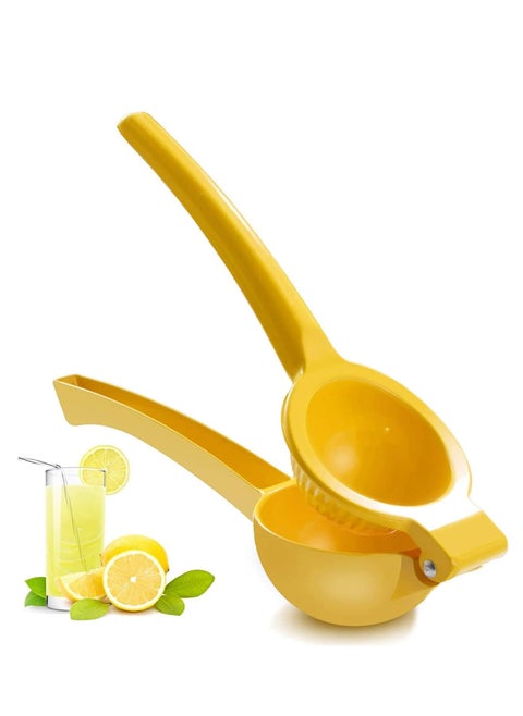 Kitchen Metal Lemon Squeezer - Handheld Lemon Juicer Squeezer - Easy to Use Citrus Juicer - Manual Press for Extracting the Most Juice Possible - Extracts Every Last Drop