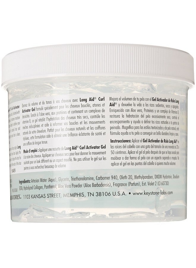 Long Aid Extra Dry Hair Activator Gel 32 Oz - Image 2