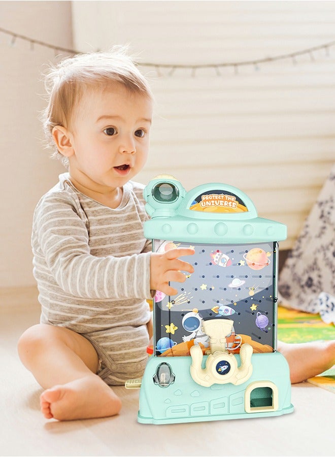 جرويك لعبة لوحية تعليمية للأطفال من الخرز، لعبة التقاط رائد الفضاء، لعبة تفاعلية ممتعة بين الوالدين والطفل، لعبة التقاط الكرة على سطح الطاولة لتمرين تنسيق يد الطفل وعينه - Image 5