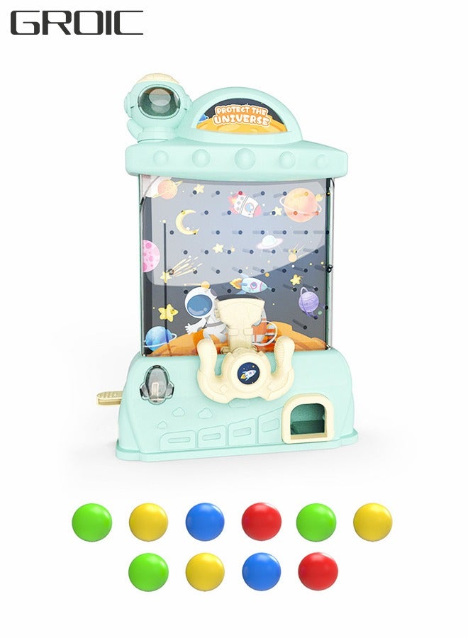 جرويك لعبة لوحية تعليمية للأطفال من الخرز، لعبة التقاط رائد الفضاء، لعبة تفاعلية ممتعة بين الوالدين والطفل، لعبة التقاط الكرة على سطح الطاولة لتمرين تنسيق يد الطفل وعينه - Image 1