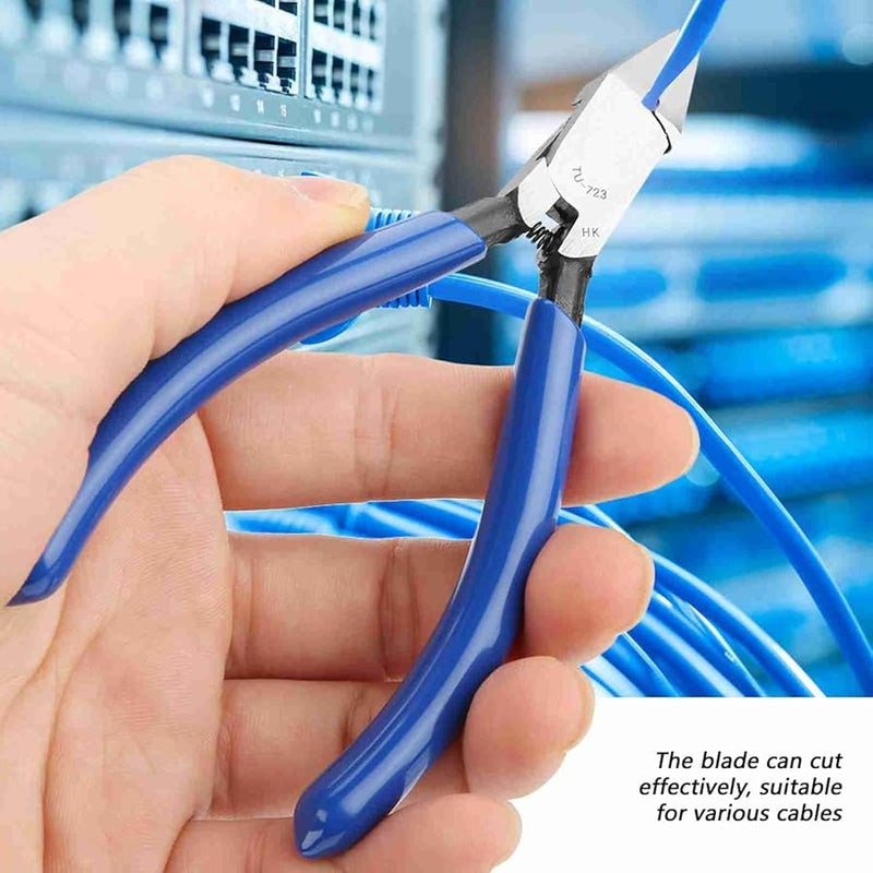 TU 723 Steel Nose Flush Cut Wire Cable Cutter Stripping Pliers for Electronic Repair - Image 4
