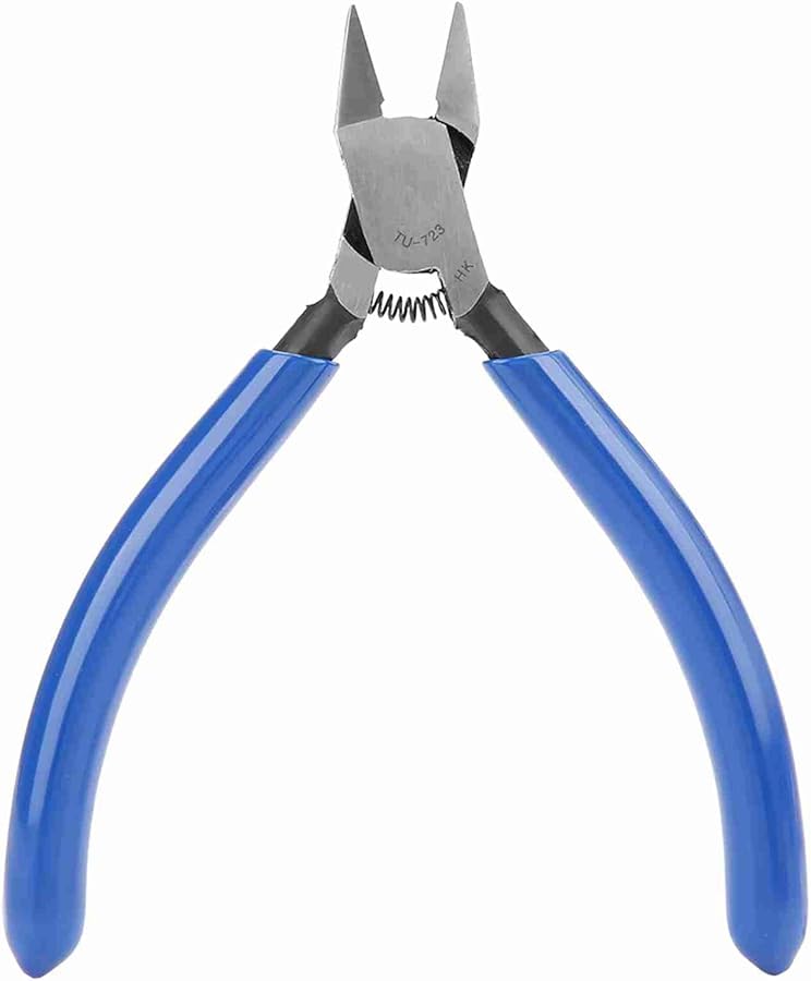 TU 723 Steel Nose Flush Cut Wire Cable Cutter Stripping Pliers for Electronic Repair - Image 1