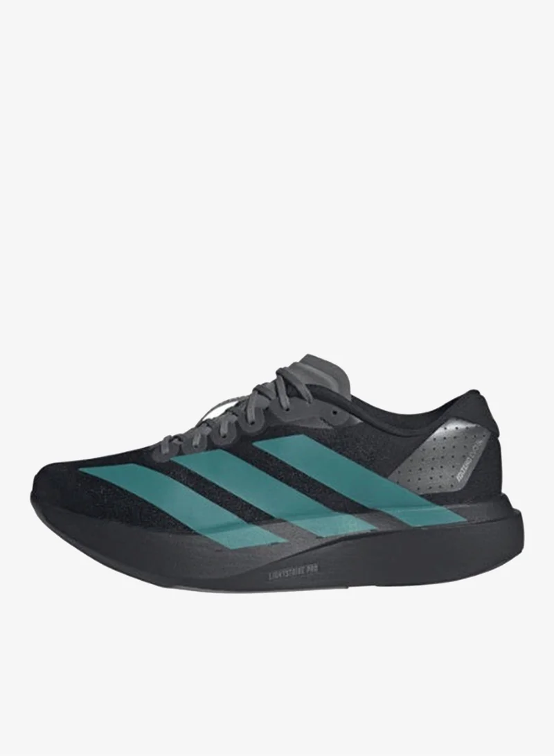 adidas أديداس أديزيرو إيفو إس إل إم حذاء جري رجالي أسود مقاس 6.5
