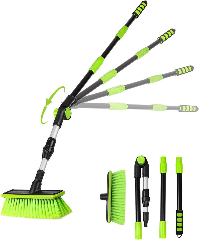 Nicecastle 151 cm 180° Rotating PBT Car Wash Brush with Long Handle - Image 1