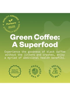 Purisure Green Coffee Bean Extract 150g, Green Coffee with Chlorogenic Acid, Body Detox and Cleanse for Women and Men, Natural Appetite Suppressant to Support Vitality and Energy, 750 Servings  - Image 5