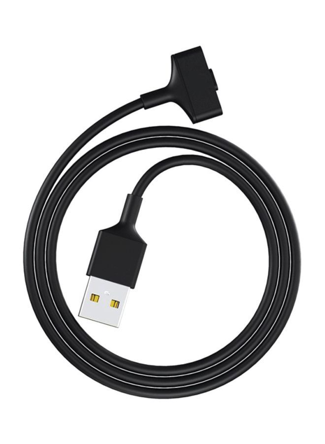 NIBEMINENT Replacement USB Charging Cable For Fitbit Iconic Black - Image 1