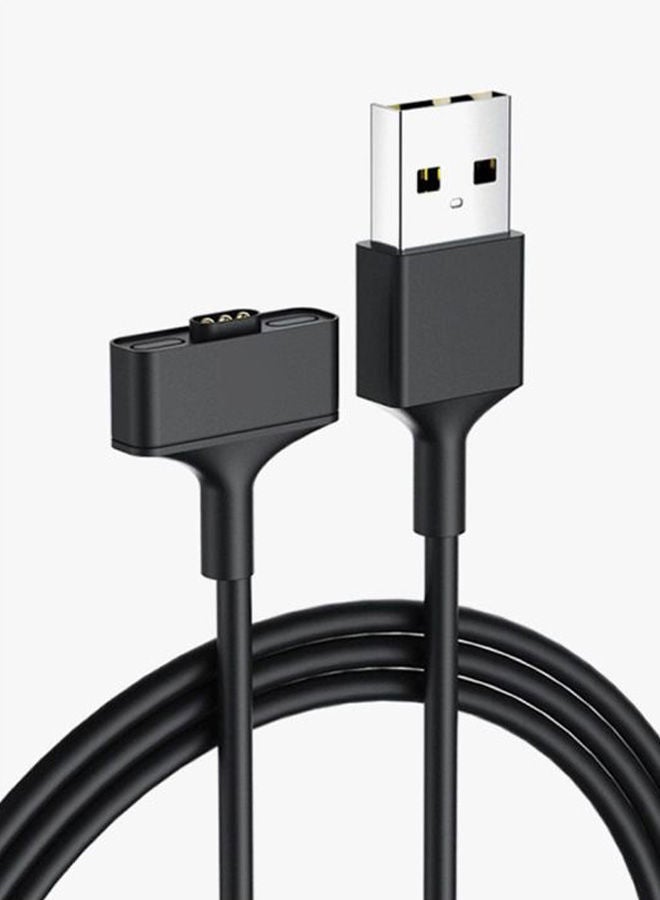 NIBEMINENT Replacement USB Charging Cable For Fitbit Iconic Black - Image 3