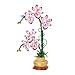 TNDCKP Orchid Flowers Building Block Sets Compatible with Lego 853792 Accessory Artificial Plant Botanical Collection for Home Kitchen Desk Decor Best Gift for Mom Kids 4Purple 697Pcs - Image 2