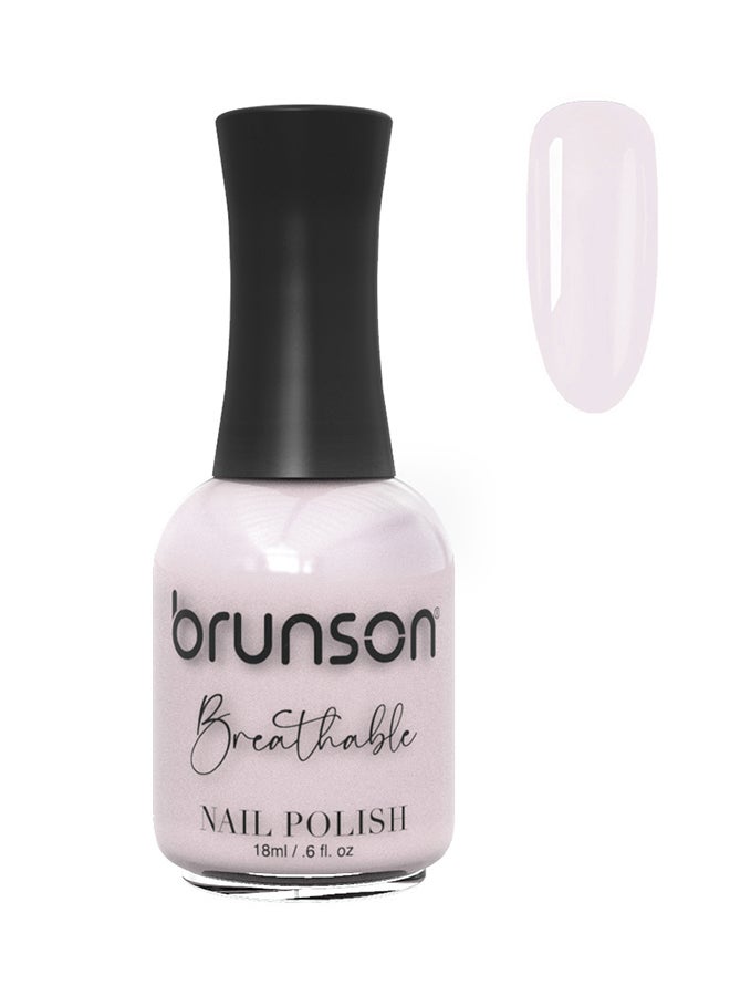 brunson Breathable Nail Polish Halal nail polish Wudu friendly Quick-Dry Vegan long lasting but easy peel off   18ml BH004