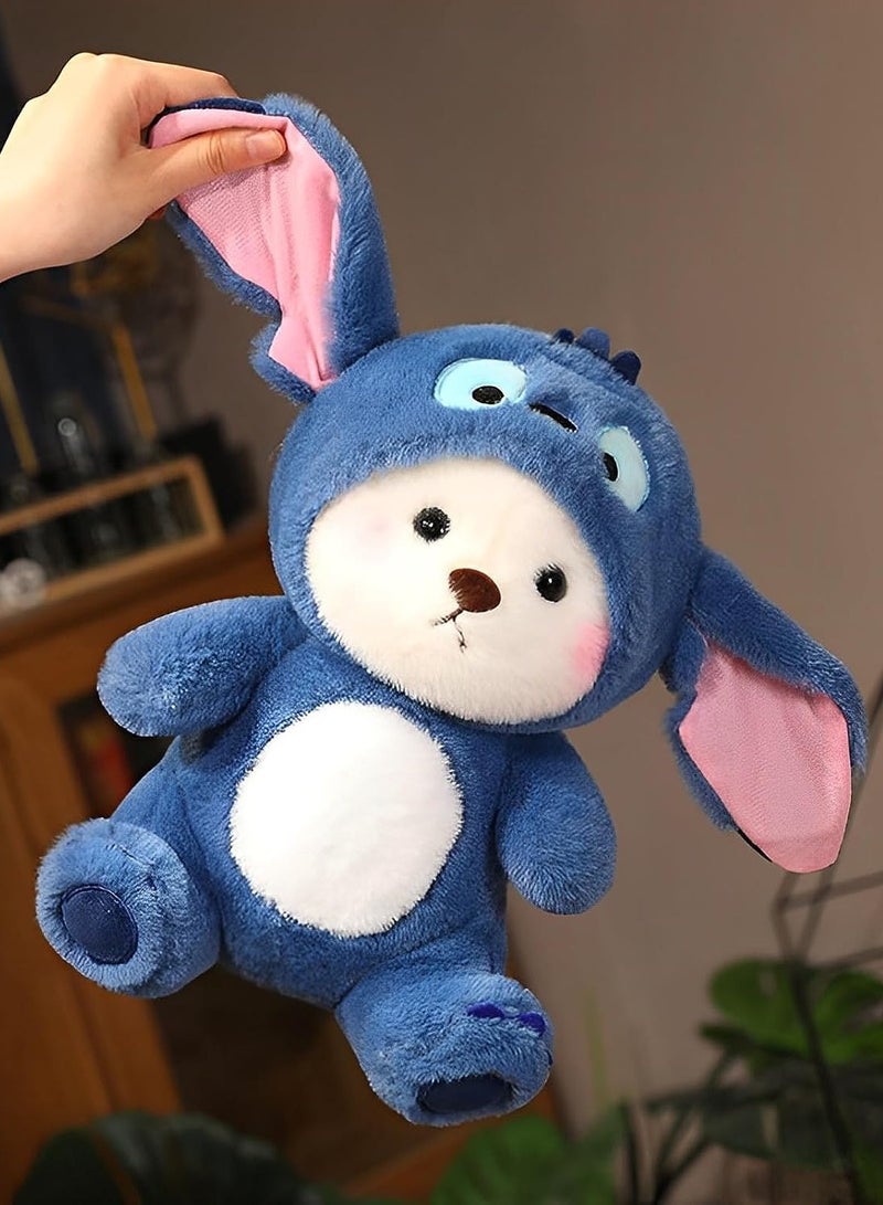Gerenic Teddy Bear Plush Toy, Cute Teddy Bear with Removable Stitch Hat, Stuffed Toy for Bed, Sofa and more  - Image 5