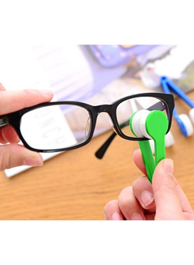 erioctry Sun Glasses Eyeglass Microfiber Mini Eyeglasses Cleaner Spectacles Cleaner Soft Brush Cleaning Tool 5 Pieces (Random Color) - Image 3