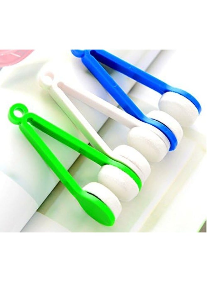 erioctry Sun Glasses Eyeglass Microfiber Mini Eyeglasses Cleaner Spectacles Cleaner Soft Brush Cleaning Tool 5 Pieces (Random Color) - Image 5