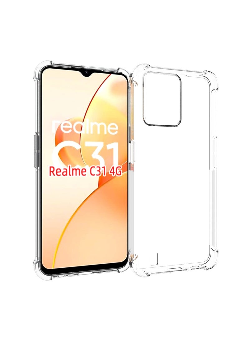 جراب خلفي باشكال كتير متوافق مع هاتف Realme C31