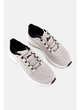 RBX Men Mesh Logo Lace Up Running Shoes, Light Grey  - Image 4