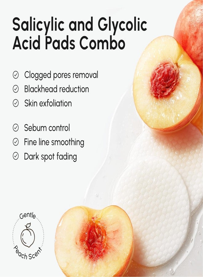 MAREE Glycolic Acid Pads & 2% Salicylic Acid – Toner Pads for Face with 20% Glycolic Acid Solution – Face Exfoliating Pads, Acne Clearing Face Pads – Skin Pore Resurfacing & Radiance Device – 50 Count - Image 4