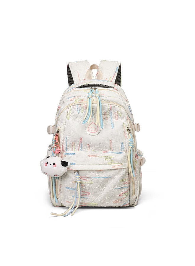 Viney Backpack For Women, Casual Student High School Middle School Schoolbag, Large Capacity Lightweight Travel Backpack, Birthday Gift For Girlfriend - Image 3