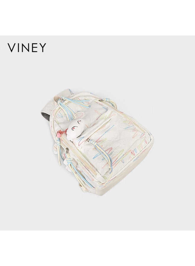 Viney Backpack For Women, Casual Student High School Middle School Schoolbag, Large Capacity Lightweight Travel Backpack, Birthday Gift For Girlfriend - Image 2