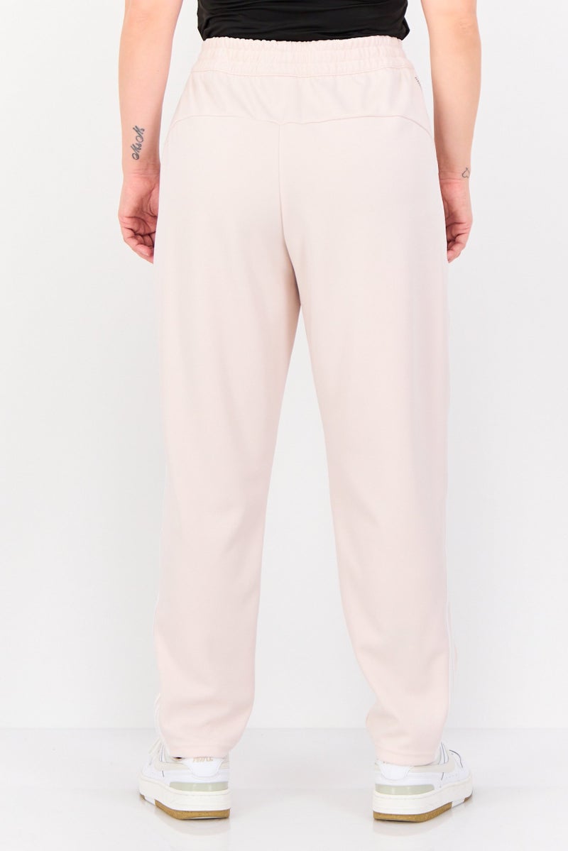 Adidas Women Loose Fit Training Track Pants, Peach - Image 3