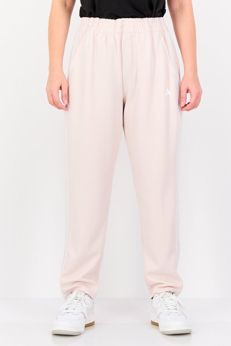 Adidas Women Loose Fit Training Track Pants, Peach - Image 1
